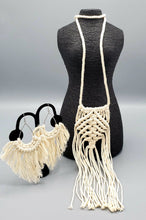 Load image into Gallery viewer, Macrame Mantra Natural Mini Set
