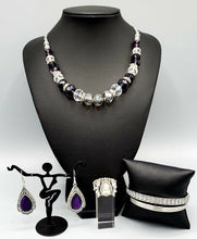 Load image into Gallery viewer, Distracted by Dazzle Purple and Bling Custom Set
