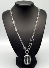 Load image into Gallery viewer, Never a Dull Moment White Necklace and Earrings