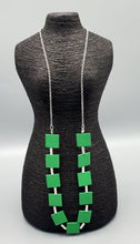 Load image into Gallery viewer, Hello, Material Girl Green Necklace and Earrings