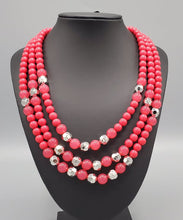 Load image into Gallery viewer, STAYCATION All I Ever Wanted Pink Necklace and Earrings