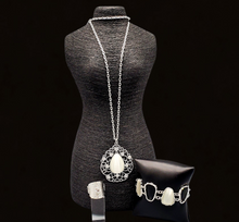 Load image into Gallery viewer, "Bewitched Beam" White Jewelry Set