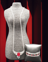Load image into Gallery viewer, "You the TALISMAN!" Red Jewelry Set