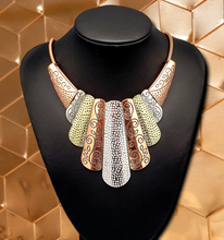 Load image into Gallery viewer, Untamed Mixed Metal Necklace and Earrings