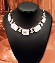Load image into Gallery viewer, "Flawlessly Famous" and Multicolor Bling Necklace and Earrings.