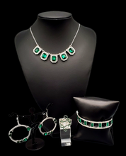 Load image into Gallery viewer, "Next Level Luster" Green Jewelry Set