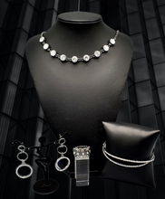 Load image into Gallery viewer, "Starlit" Black and Bling Jewelry Set