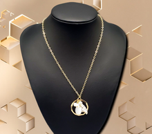Load image into Gallery viewer, Coastal Couture Gold Necklace and Earrings
