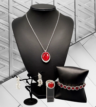 Load image into Gallery viewer, "Fashion Finale" Red Jewelry Set