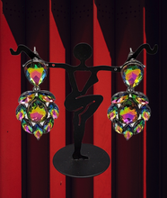 Load image into Gallery viewer, 'Galactic Go-Getter" Multicolor Oil Spill Earrings