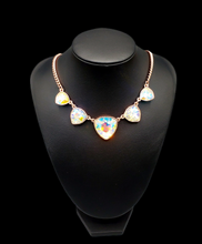 Load image into Gallery viewer, Cosmic Constellations Copper and Multicolor Necklace and Earrings