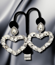 Load image into Gallery viewer, Open Hearted Heart Earrings (Assorted Colors)