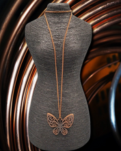 Load image into Gallery viewer, "Butterfly Boutique" Copper Necklace and Earrings