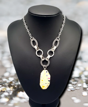 Load image into Gallery viewer, "Mystical Mineral" Necklace and Earrings (Multiple Colors to choose from)
