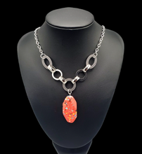 Load image into Gallery viewer, "Mystical Mineral" Necklace and Earrings (Multiple Colors to choose from)