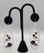 Load image into Gallery viewer, Rock Candy Bubbly Purple Earrings