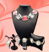 Load image into Gallery viewer, Pucker Up Neon Pink Custom Set