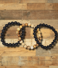 Load image into Gallery viewer, Stone Energy Men's/Unisex Bracelet Set