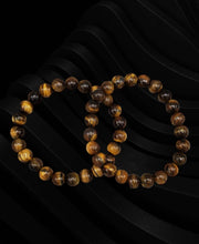 Load image into Gallery viewer, Eye of the Tiger Stretchy Bracelets