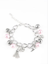 Load image into Gallery viewer, Lady Love Dove Pink Charm Bracelet