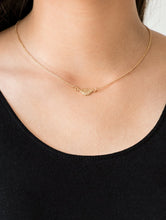 Load image into Gallery viewer, In-Flight Fashion Gold Leaf Necklace and Earrings