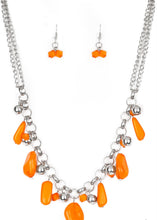 Load image into Gallery viewer, Grand Canyon Grotto Orange Necklace and Earrings