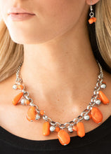 Load image into Gallery viewer, Grand Canyon Grotto Orange Necklace and Earrings