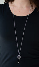 Load image into Gallery viewer, Got It On Lock WHITE Necklace and Earrings