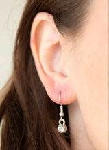 Load image into Gallery viewer, Got It On Lock WHITE Necklace and Earrings