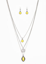 Load image into Gallery viewer, Tide Drifter Yellow Necklace and Earrings
