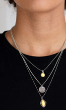 Load image into Gallery viewer, Tide Drifter Yellow Necklace and Earrings