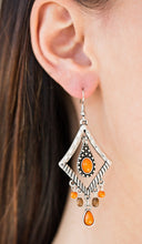 Load image into Gallery viewer, Southern Sunsets Orange Earrings