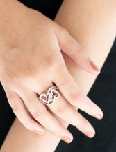 Load image into Gallery viewer, Have The World On A HEART-String Red Ring