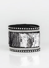 Load image into Gallery viewer, "Flip the Script" Purple Sequin Wrap Bracelet