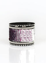 Load image into Gallery viewer, "Flip the Script" PINK Sequin Wrap Bracelet