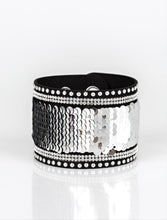 Load image into Gallery viewer, "Flip the Script" RAINBOW Sequin Wrap Bracelet