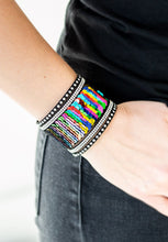 Load image into Gallery viewer, "Flip the Script" RAINBOW Sequin Wrap Bracelet