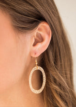 Load image into Gallery viewer, Glimmer Goals Gold Lanyard and Earrings