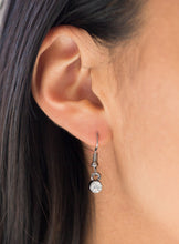Load image into Gallery viewer, Make the World Sparkle Black Lanyard and Earrings