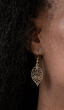 Load image into Gallery viewer, "Leafy Lagoon" Brass Jewelry Set