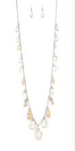 Load image into Gallery viewer, GLOW And Steady Wins The Race Brown Necklace and Earrings