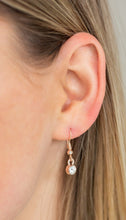 Load image into Gallery viewer, Bet Your Bottom Dollar Rose Gold Necklace and Earrings
