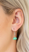 Load image into Gallery viewer, BRAGs To Riches Green Necklace and Earrings