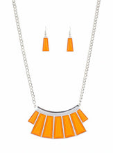Load image into Gallery viewer, Glamour Goddess Orange Necklace and Earrings