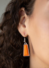 Load image into Gallery viewer, Glamour Goddess Orange Necklace and Earrings