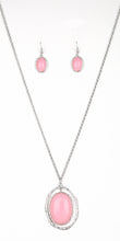 Load image into Gallery viewer, Harbor Harmony Pink Necklace and Earrings