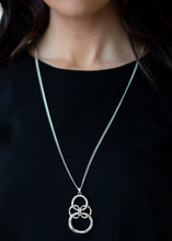 Load image into Gallery viewer, Courageous Contour Silver Necklace and Earrings