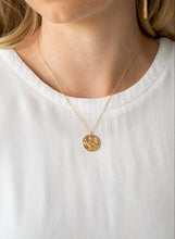 Load image into Gallery viewer, Home Is Where Mom Is Gold Necklace and Earrings