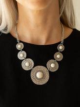 Load image into Gallery viewer, Tiger Trap White Cracklestone and Silver Custom Set