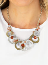 Load image into Gallery viewer, Turn It Up Multicolored Necklace and Earrings